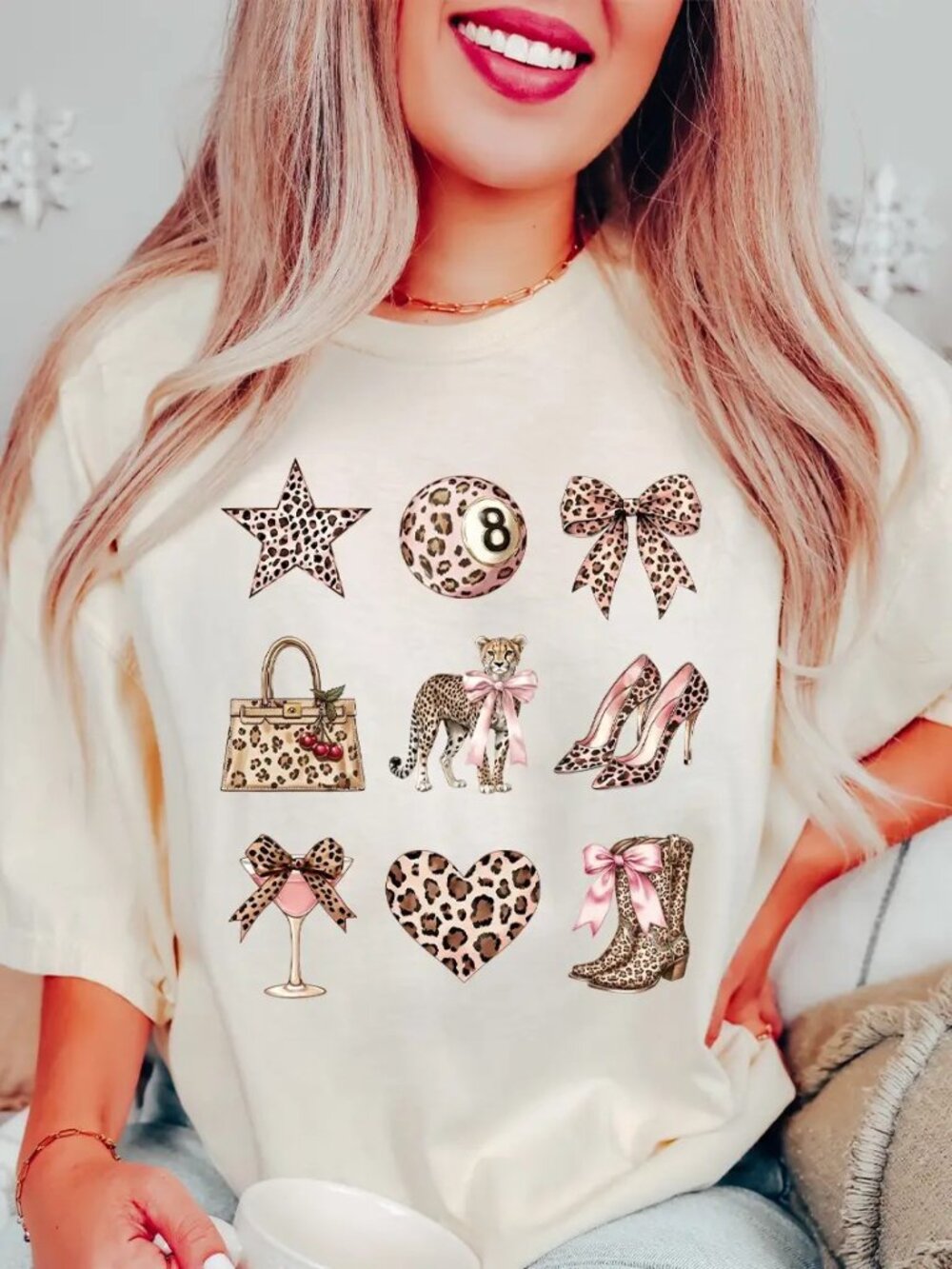 500JCN - NWOT - T-shirt (100% Cotton) Fun Cheetah Style